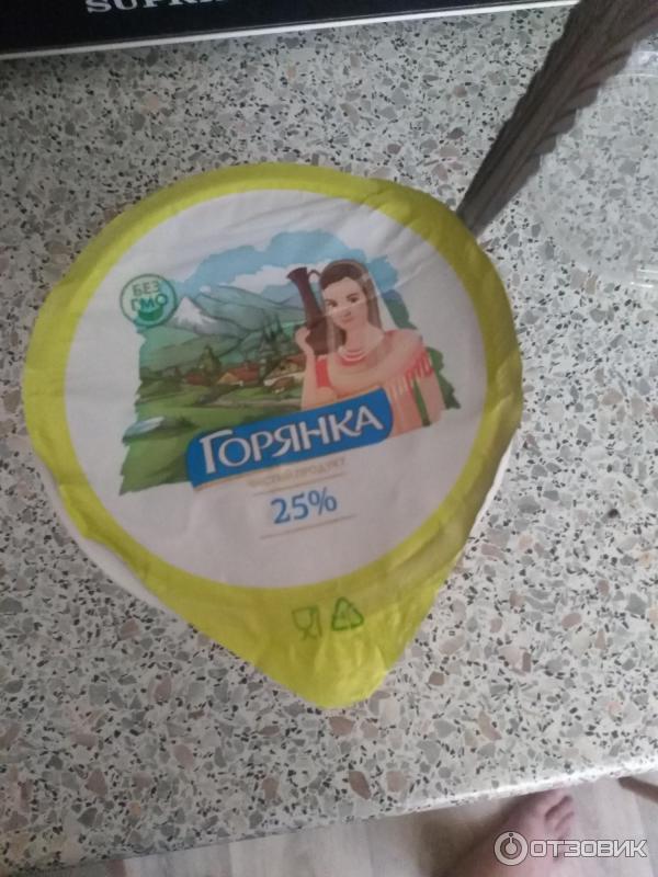 Сметана Горянка 25% фото