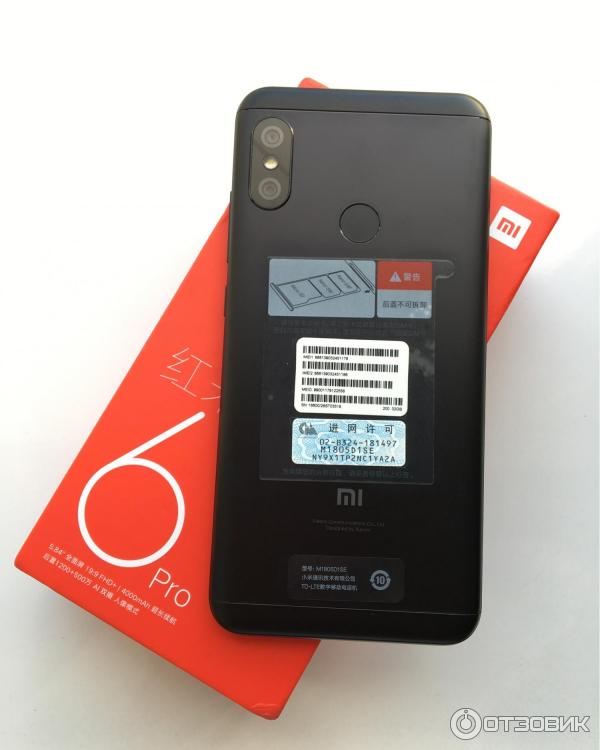 Смартфон Xiaomi Redmi 6 pro фото