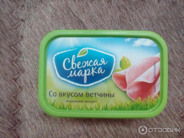 Сырный плавленый продукт Свежая марка С ветчиной фото