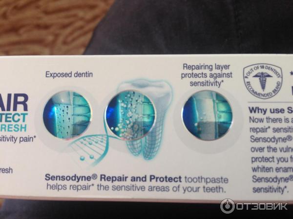 Зубная паста Sensodyne Экстра свежесть фото