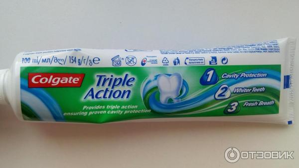 Зубная паста Colgate Тройное действие фото