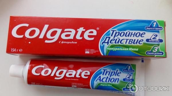 Зубная паста Colgate Тройное действие фото