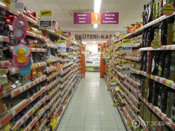 Сеть супермаркетов Migros (Турция, Дикили) фото