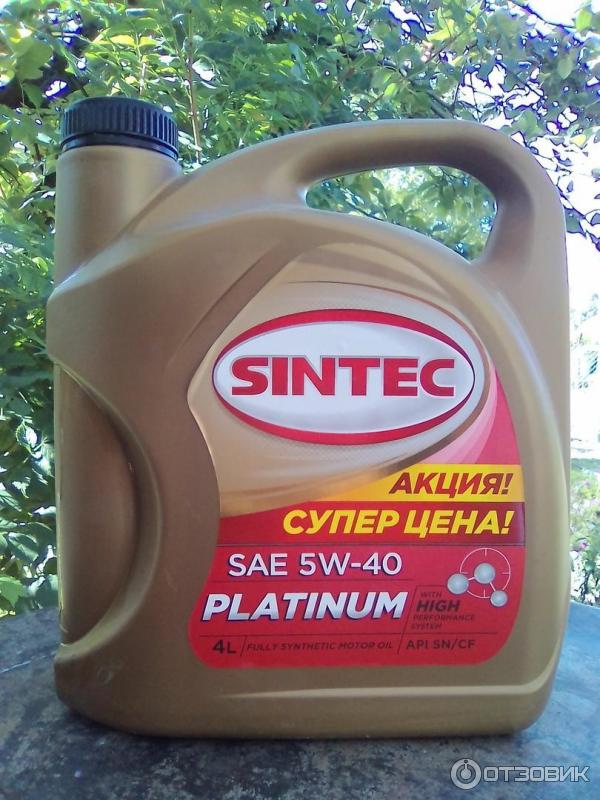 Sintec платинум 5w40