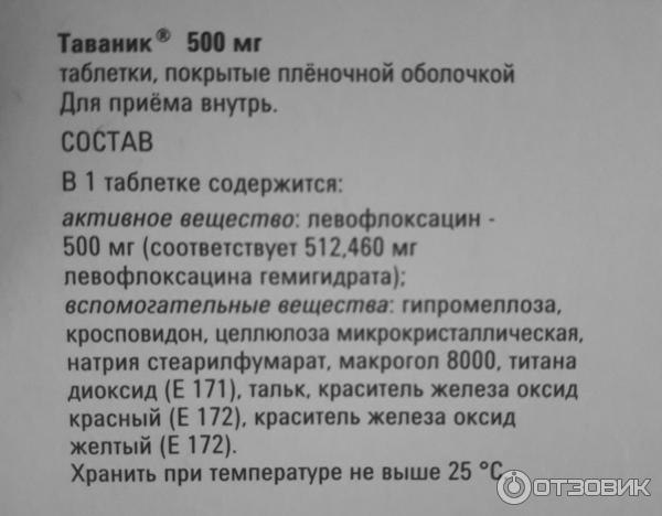 Таваник 500 Мг Цена