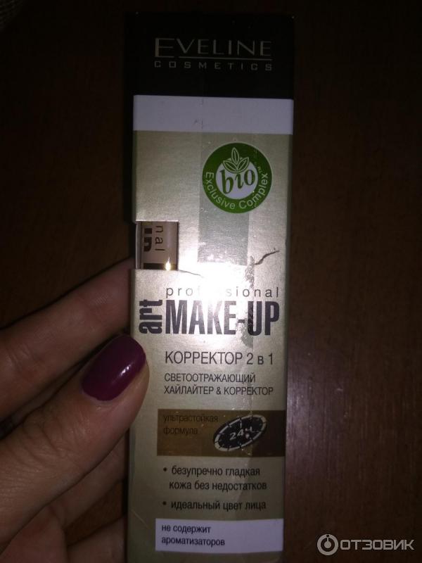 Корректор Eveline Professional Art Make-Up Concealer 2 in 1 фото