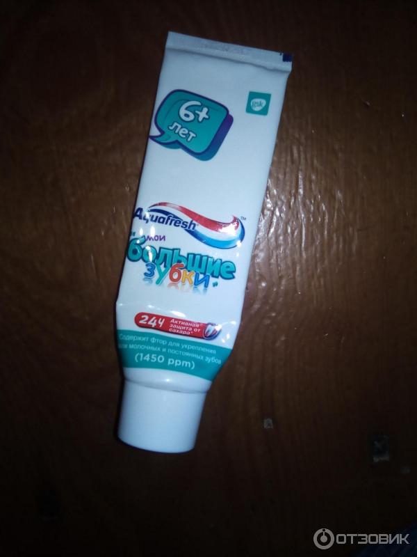 Зубная паста Aquafresh Мои большие зубки фото