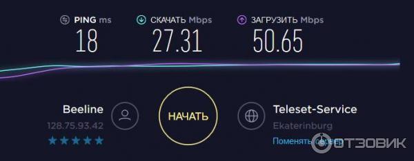 Скорость интернета