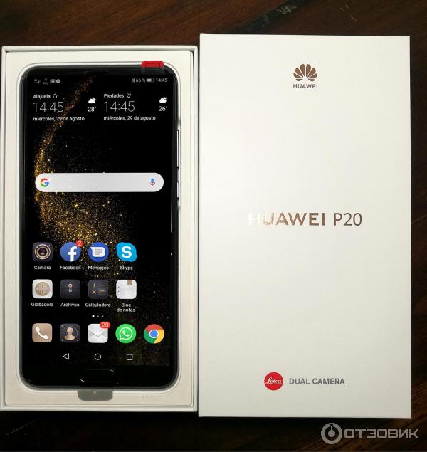 Huawei P20 - в коробке