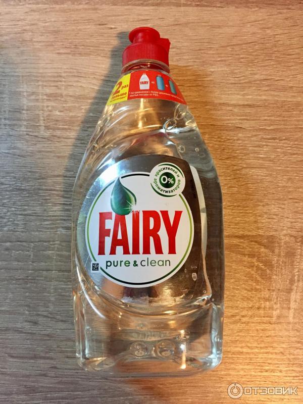 Средство для мытья посуды Fairy Pure&clean фото