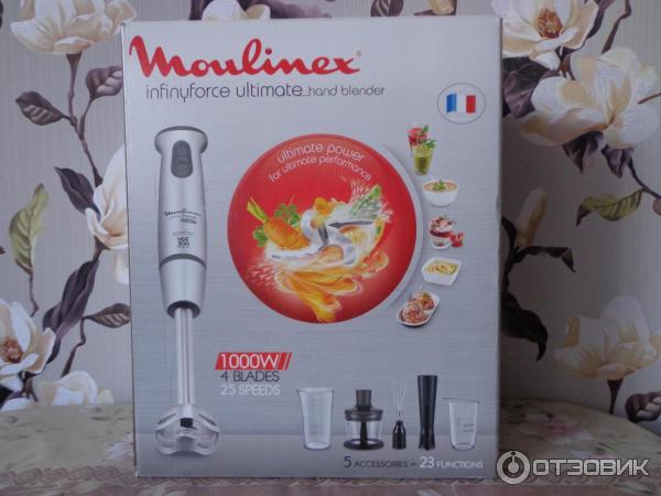 Блендер Moulinex infiny force ultimate hand blender фото
