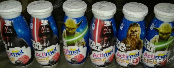 Кисломолочный продукт Danone Actimel Star wars фото