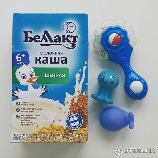 Каша Беллакт молочная пшенная