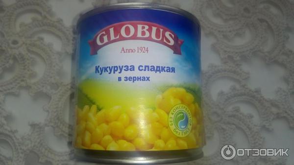 Кукуруза сладкая в зернах Globus фото