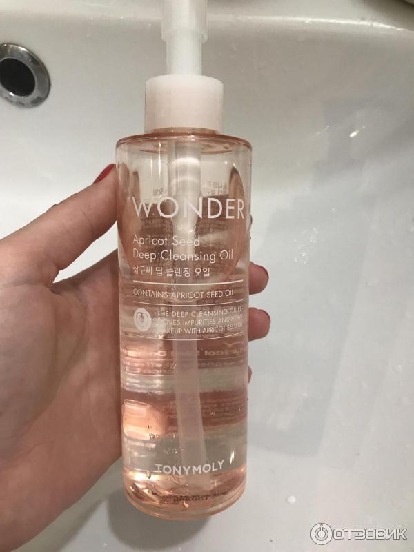 Гидрофильное масло TONY MOLY Wonder Apricot Seed Deep Cleansing Oil фото