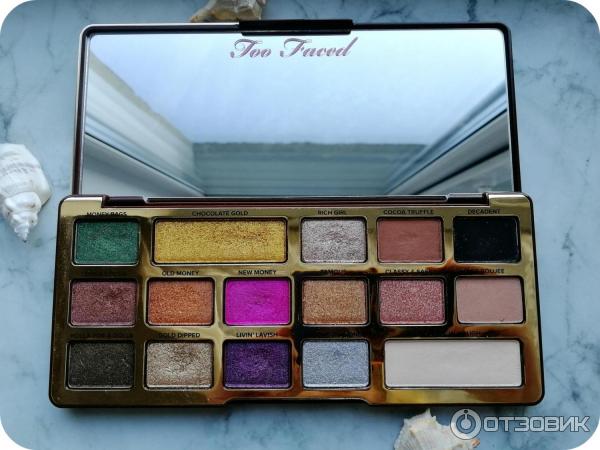 Палетка теней Too faced CHOCOLATE GOLD фото