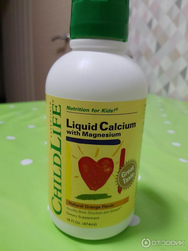 Комплекс с кальцием и магнием Child Life Liquid Calcium with Magnesium фото