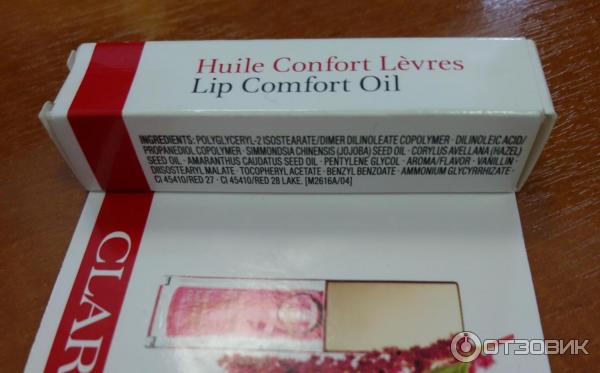 Масло для губ Clarins Eclat Minute Huile Confort Levres фото