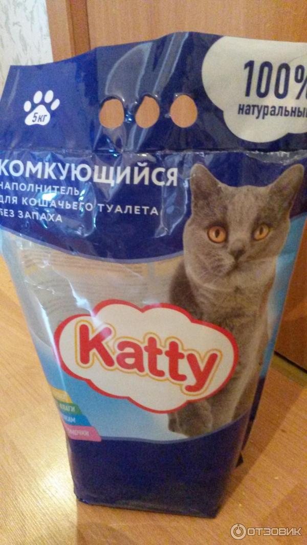 Catty наполнитель для кошачьего туалета комкующийся