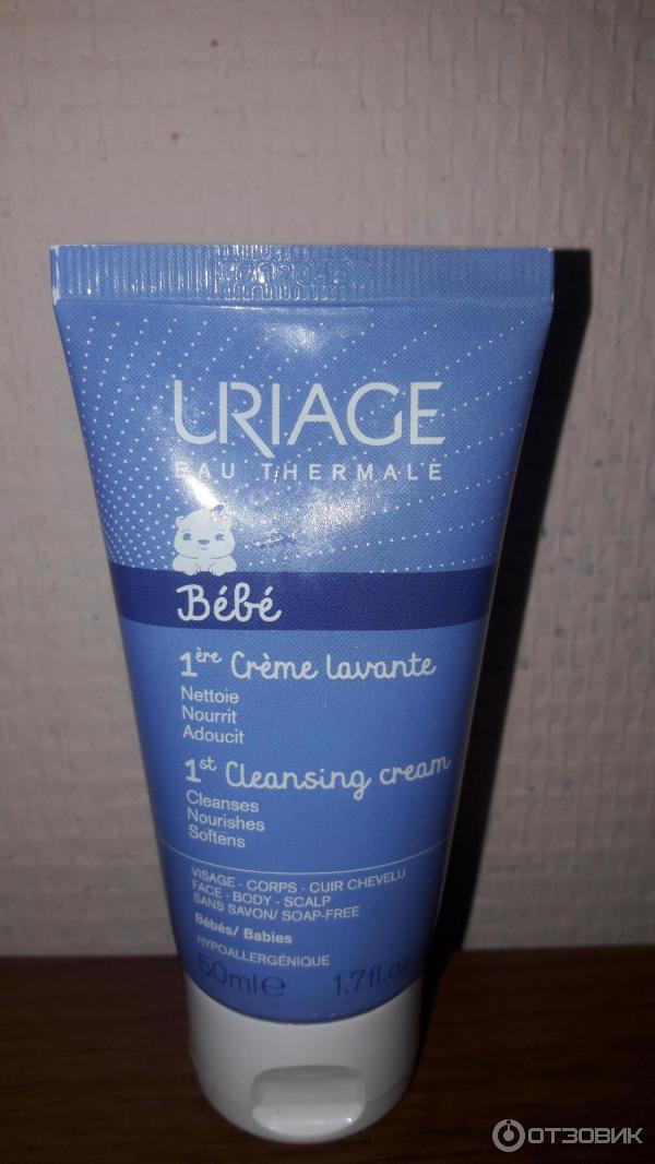 Очищающий крем для детей и новорожденных Uriage Creme Lavante фото