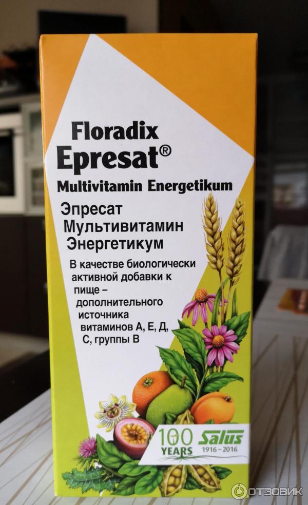 БАД Floradix Эпресат Мультивитамин Энергетикум фото