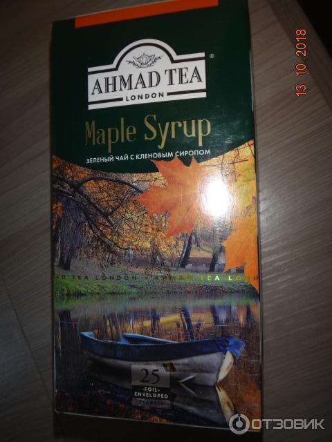 Зеленый чай с кленовым сиропом Ahmad Tea Maple Syrup фото