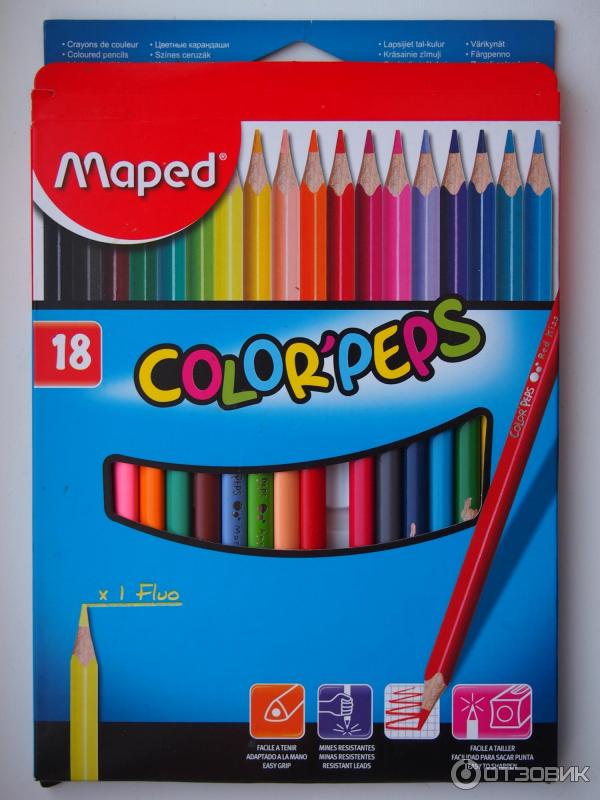 цветные карандаши Maped Color peps. Maped SAS