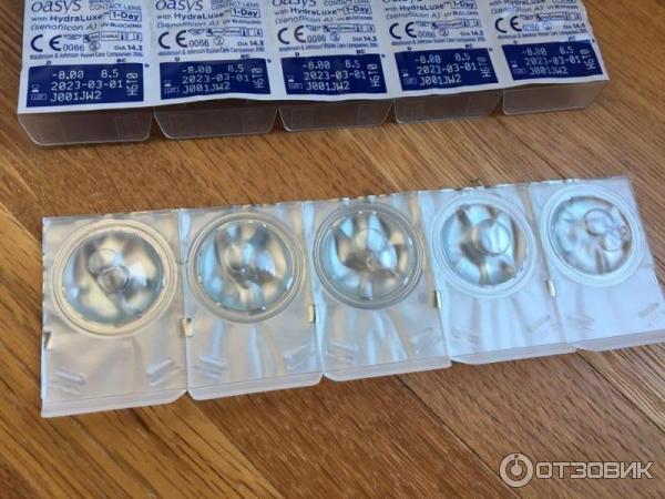 Контактные линзы Acuvue Oasys 1-Day with HydraLuxe фото