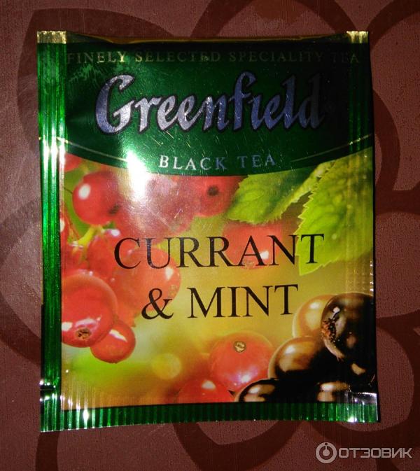 Чай Greenfield Currant & Mint в пакетиках фото