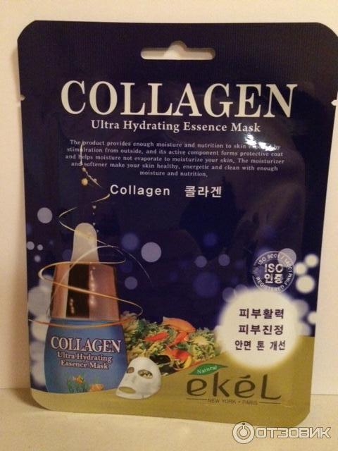 Тканевая маска для лица Ekel Collagen Ultra Hydrating Essence Mask фото