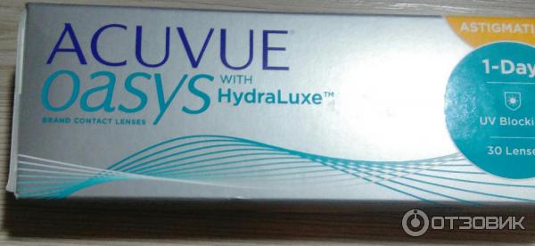 Контактные линзы ACUVUE OASYS with HydraLuxe for ASTIGMATISM фото