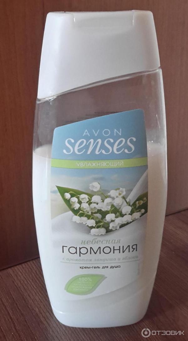 Крем-гель увлажняющий для душа Avon Senses Небесная гармония фото