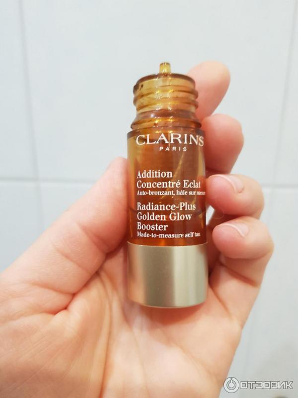 Radiance plus golden glow booster. Clarins Golden Glow Booster. Кларанс автозагар концентрат. Кларанс капли для загара для лица.