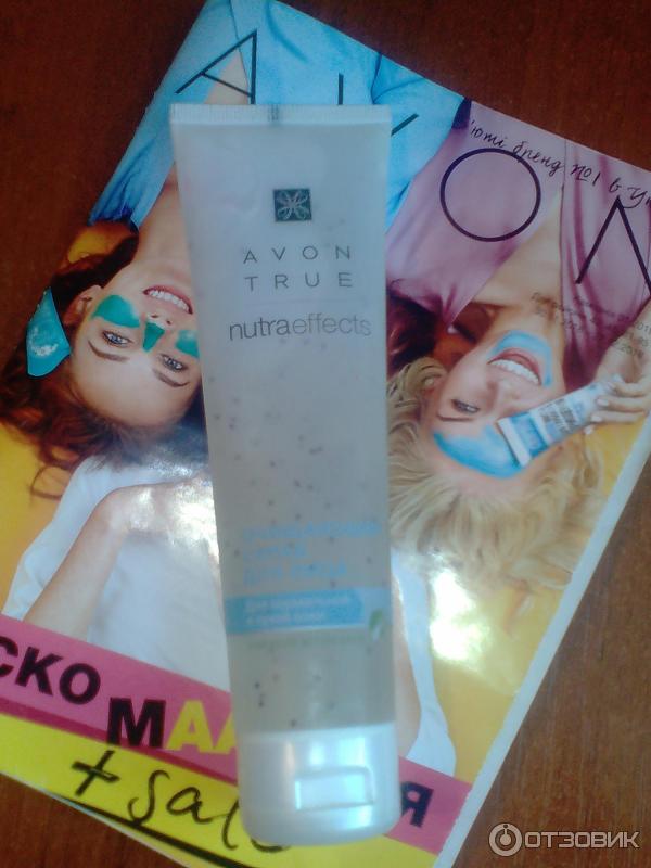 Очищающий скраб для лица Avon NutraEffects фото