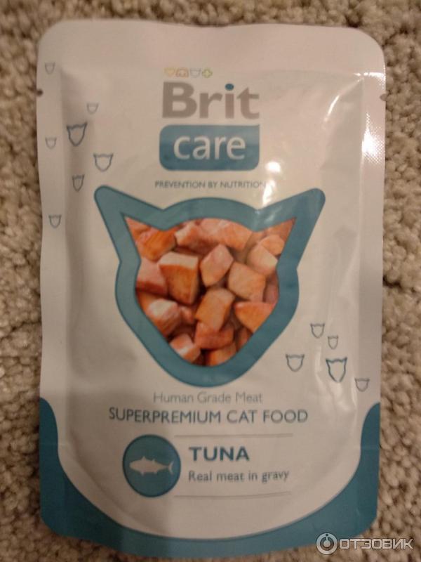 Влажный корм для кошек с тунцом Brit Care Tuna фото