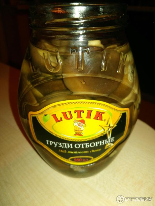 Грибы маринованные Lutik Грузди отборные фото