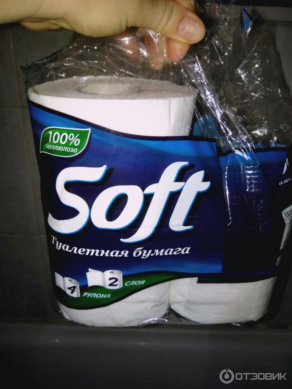 Туалетная бумага Soft фото