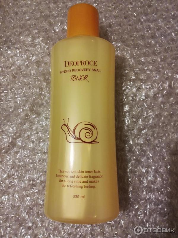 Тонер для лица улиточный Deoproce Hydro Recovery Snail Toner фото