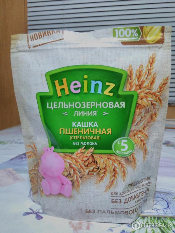 Каша Heinz Цельнозерновая линия Каша пшеничная (спельтовая) фото