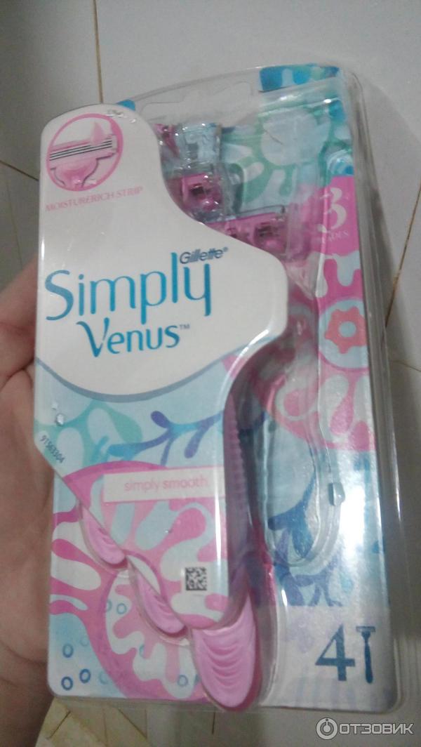 Бритвенный станок Gillette Simply Venus 3 фото