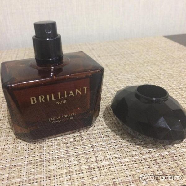 Туалетная вода brilliant noir. Brilliant Noir туалетная вода. Парфюм Brilliance с колпачком конька. California Brilliant Parfum.