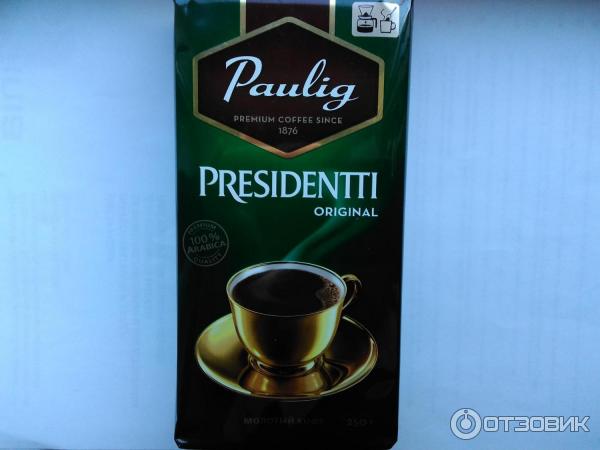 Кофе натуральный молотый Paulig Presidentti Original фото