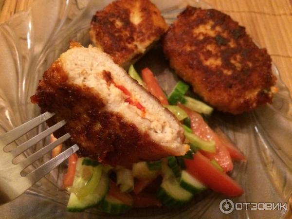 Котлеты Петелинка По-петелински со сладким перцем и сыром фото