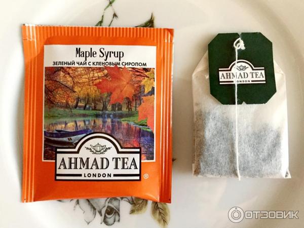 Зеленый чай с кленовым сиропом Ahmad Tea Maple Syrup фото