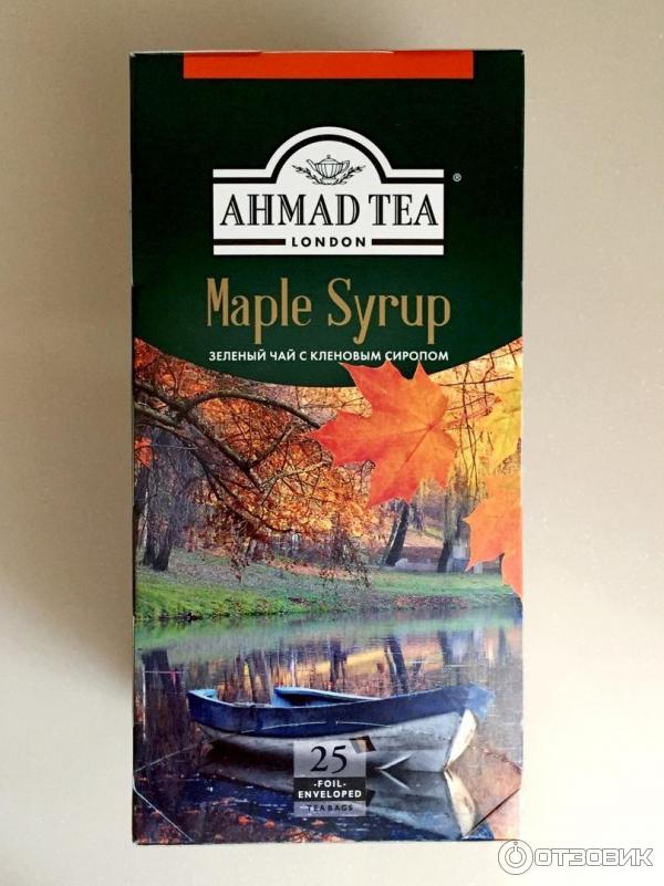 Зеленый чай с кленовым сиропом Ahmad Tea Maple Syrup фото