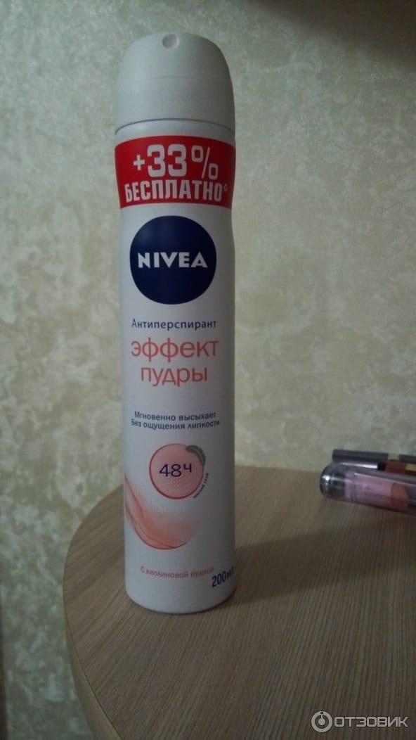 Дезодорант-антиперспирант Nivea Эффект пудры спрей фото