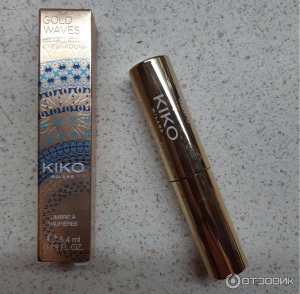 Жидкие тени для век Kiko Milano Gold Waves фото