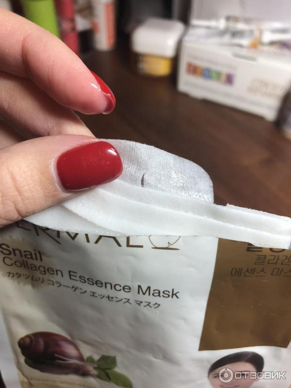 Тканевая маска для лица DERMAL Snail Collagen Essence Mask фото