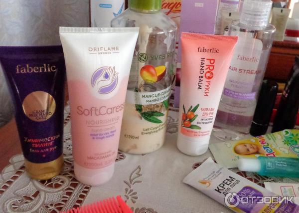 Крем для рук Oriflame SoftCaress Nourishing hand cream фото