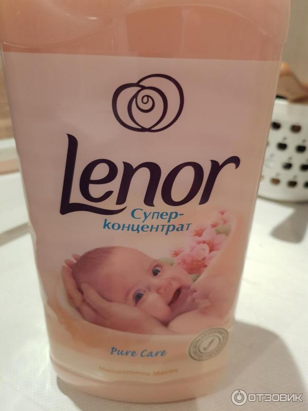 Концентрированный кондиционер для белья Lenor Миндальное масло фото